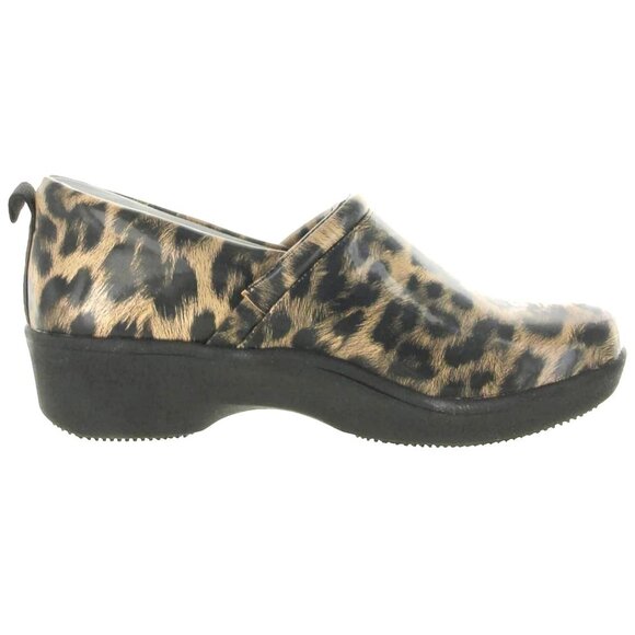 GIANI BERNINI CAVVELL Women's Comfort Memory Foam Clogs Leopard Patent - Picture 3 of 7
